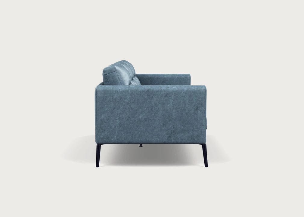Altamura 4 Seater Sofa Old England Leather Blue / Black