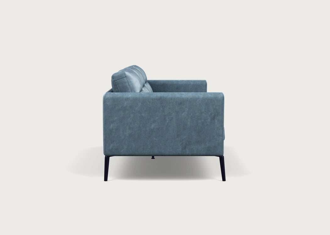 Altamura 4 Seater Sofa Old England Leather Blue / Black