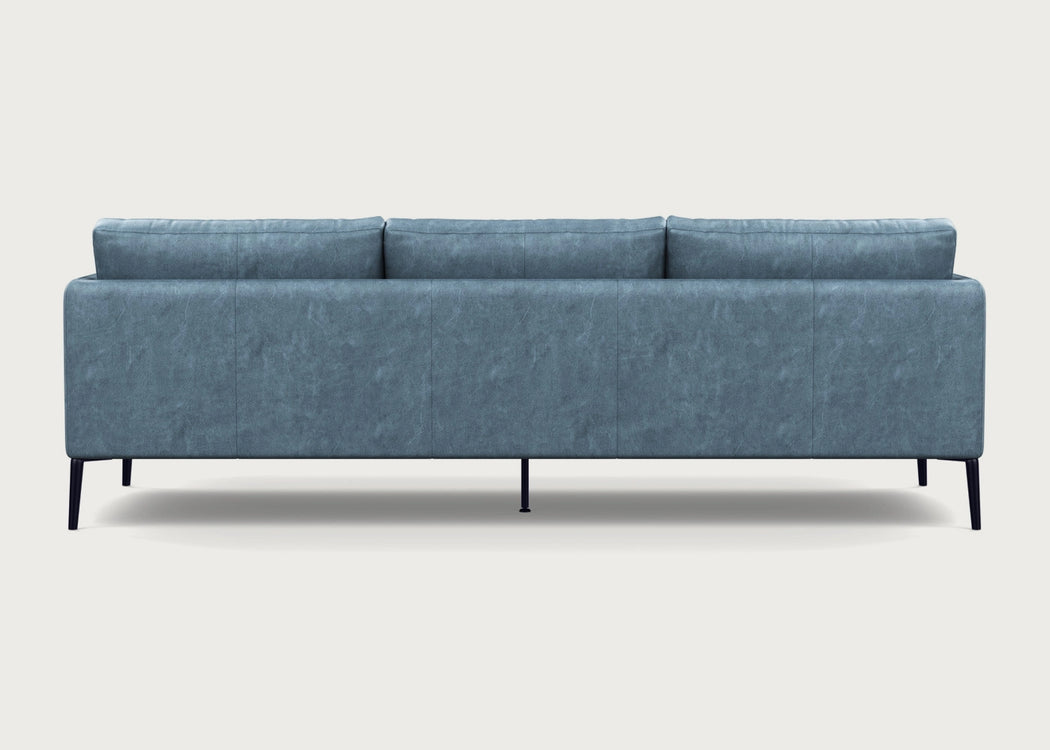 Altamura 4 Seater Sofa Old England Leather Blue / Black