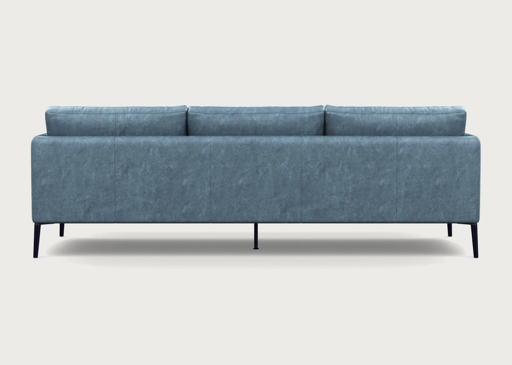 Altamura 4 Seater Sofa Old England Leather Blue / Black