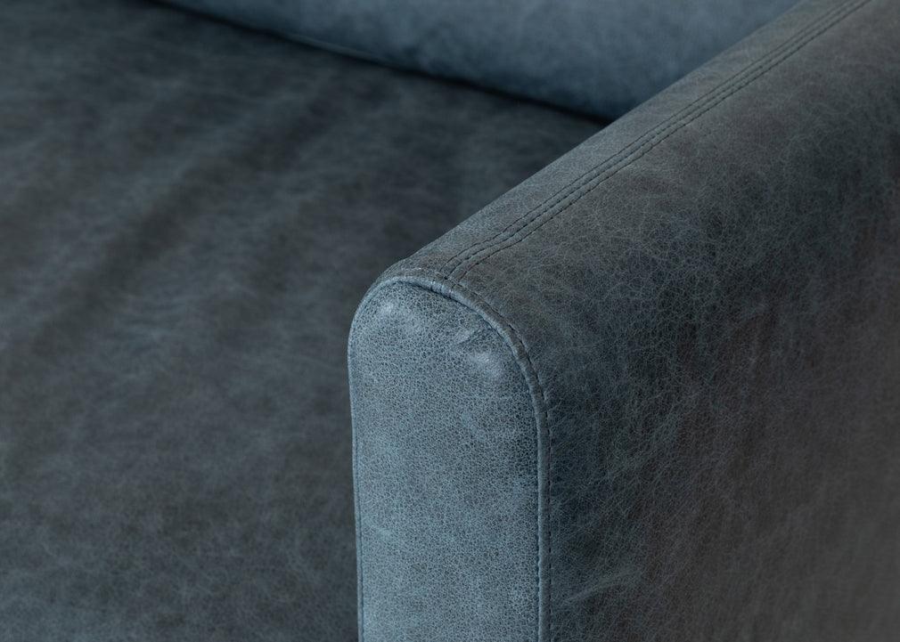 Altamura 4 Seater Sofa Old England Leather Blue / Black