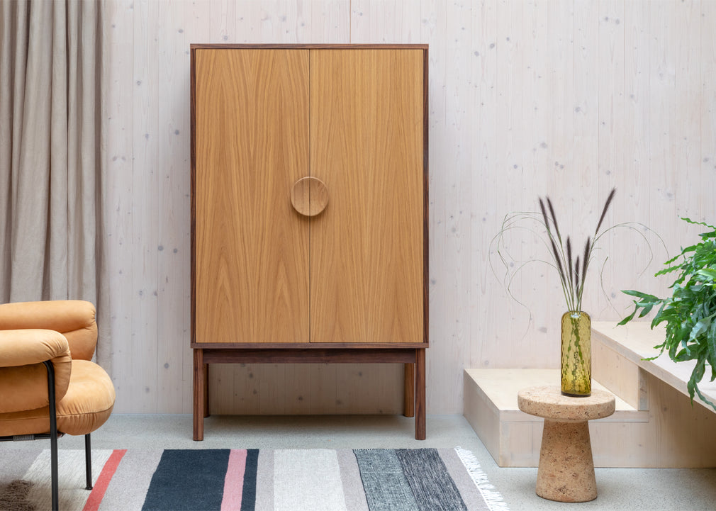 Tinta Highboard Blue Stain / Black Stain