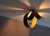Verso Flush Ceiling Pendant Light Oak
