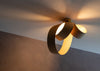 Verso Flush Ceiling Pendant Light Oak