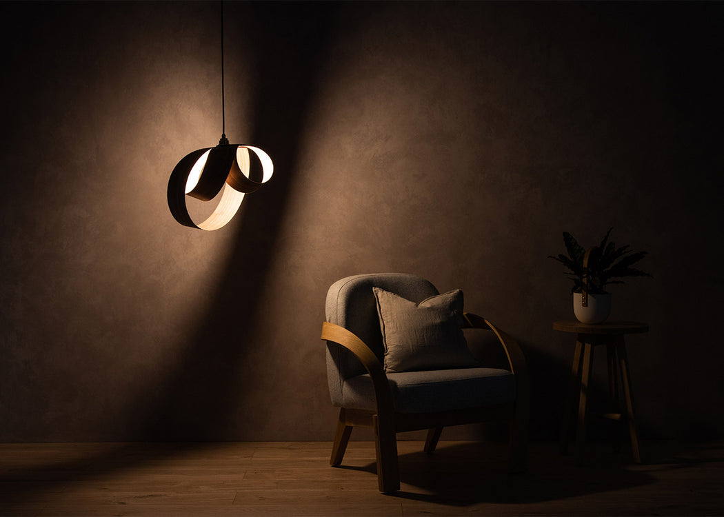 Verso Ceiling Pendant Light Oak