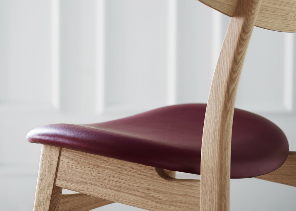 CH30P Dining Chair Leather Sif 93 Brown