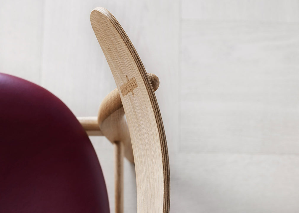 CH30P Dining Chair Leather Sif 93 Brown