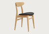 CH30P Dining Chair Leather Sif 93 Brown