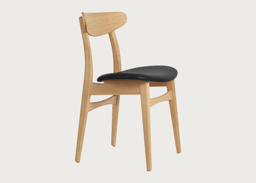 CH30P Dining Chair Leather Sif 93 Brown