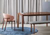 Mela Dining Chair European Walnut / Kvadrat Steelcut Trio 453