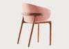 Mela Dining Chair European Walnut / Kvadrat Steelcut Trio 453