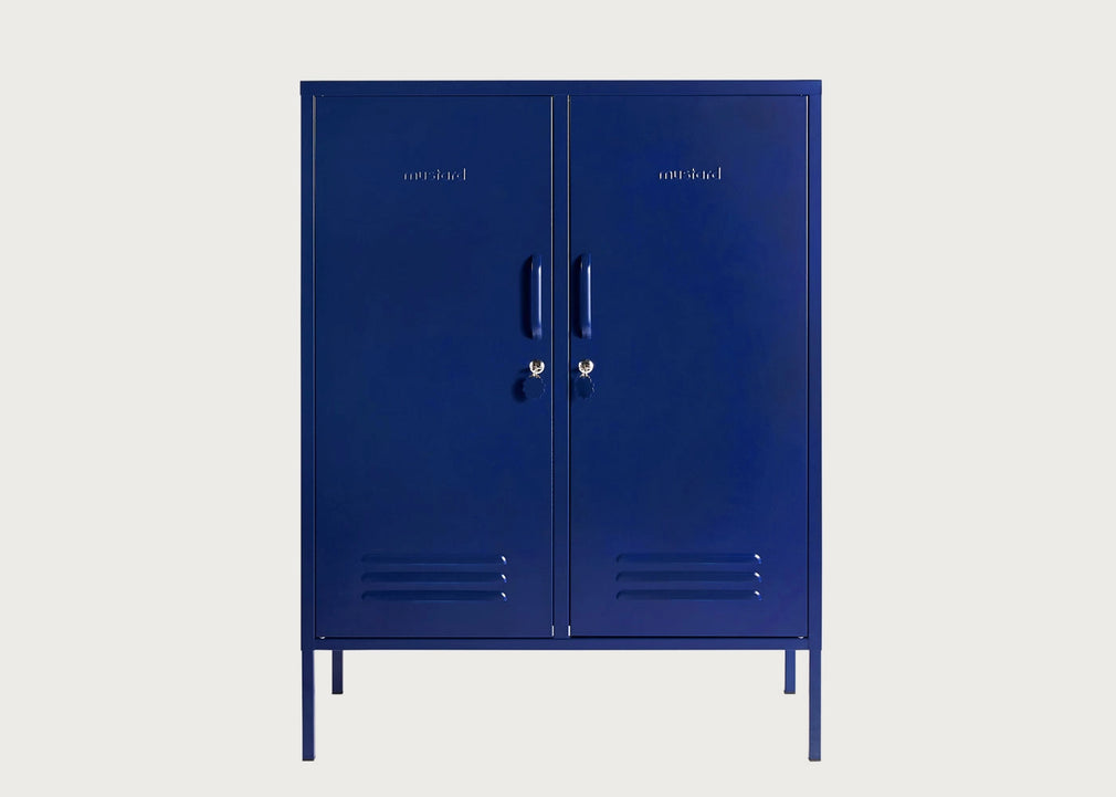 The Midi Locker Mustard