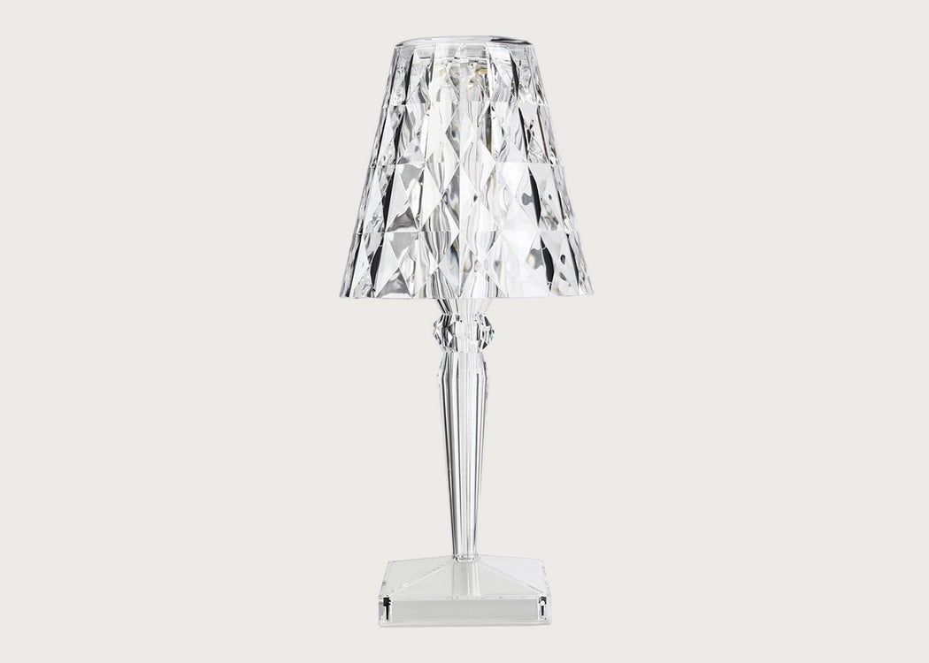 Big Battery LED Portable Table Lamp Crystal