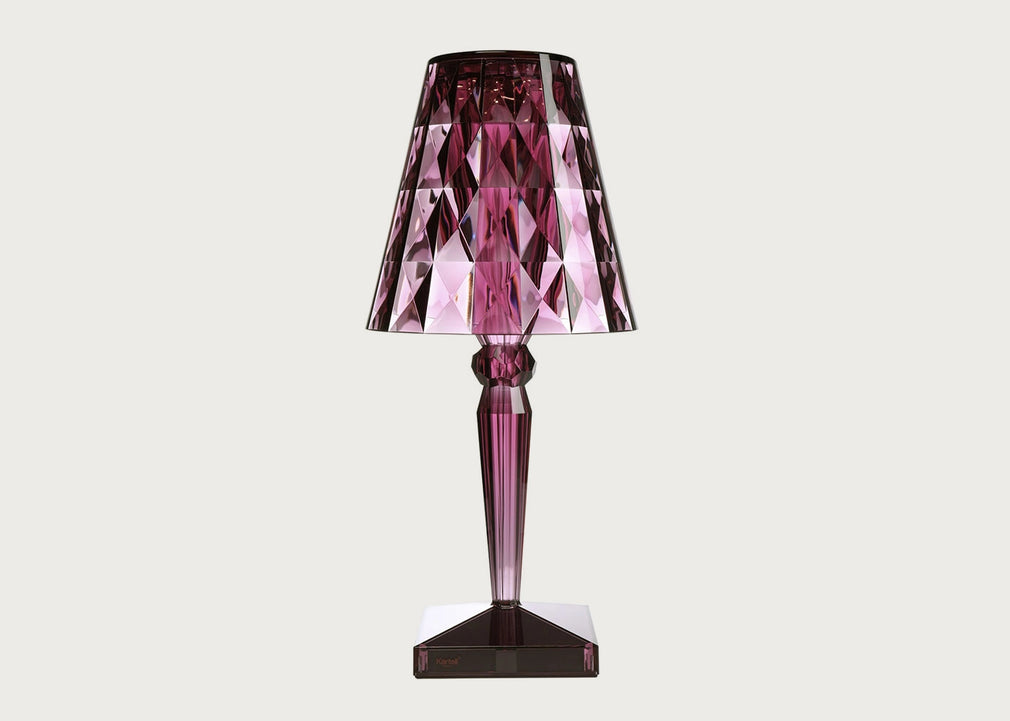 Big Battery LED Portable Table Lamp Crystal