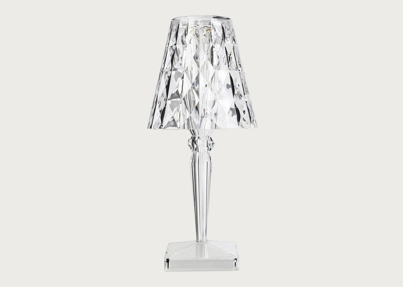 Big Battery LED Portable Table Lamp Crystal