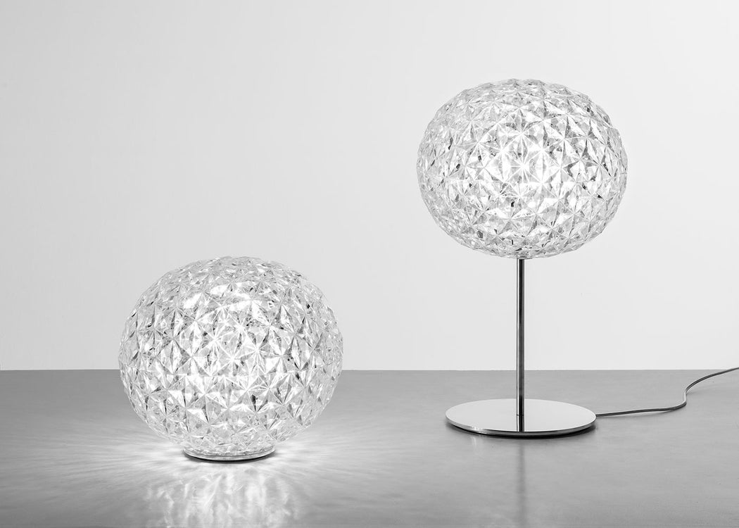 Planet LED Table Lamp Tall Crystal