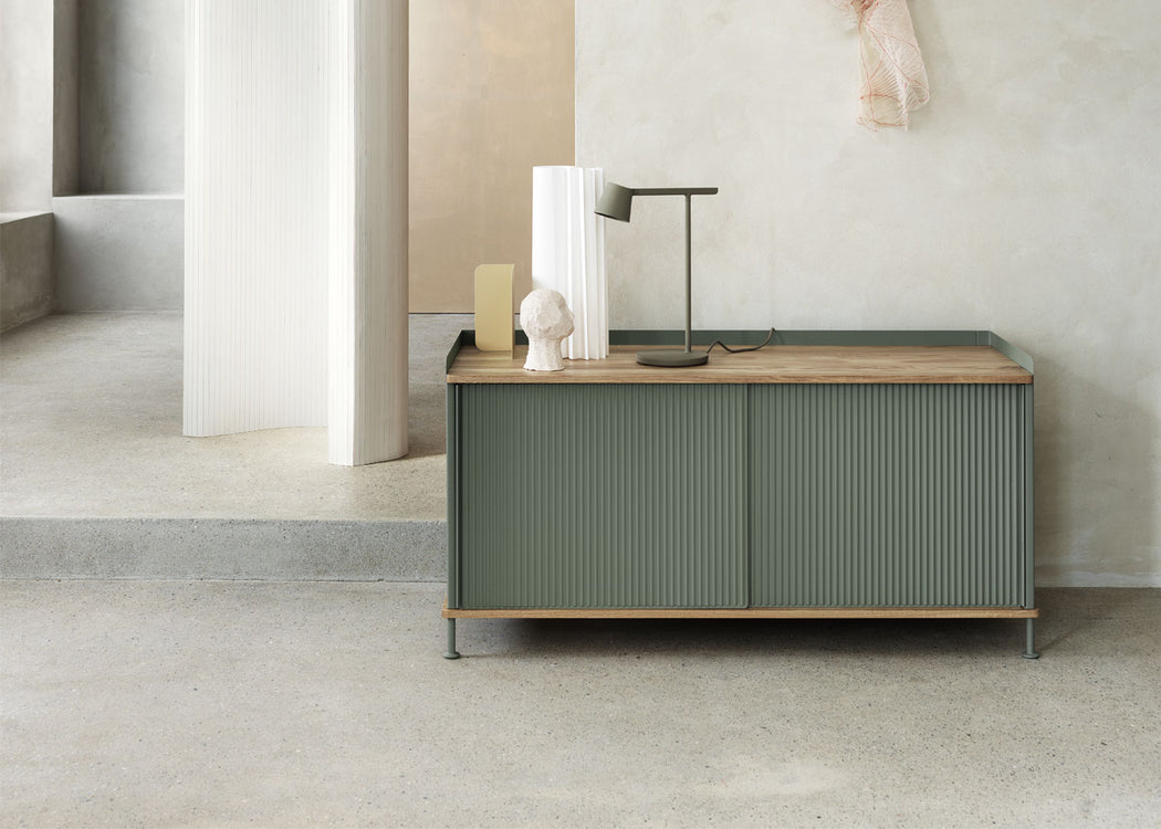 Enfold Low Sideboard Grey