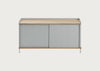 Enfold Low Sideboard Grey