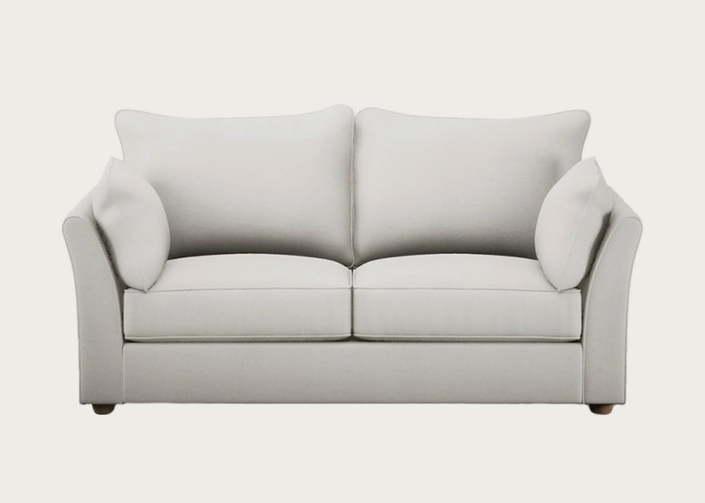 Tailor 3 Seater Sofa Boucle Fern / Walnut Stained