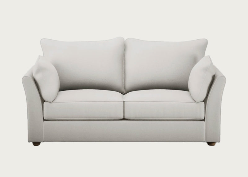 Tailor 3 Seater Sofa Boucle Fern / Walnut Stained