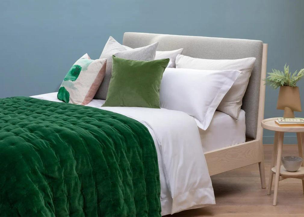 Velvet Quilt Emerald Green 140cm x 200cm