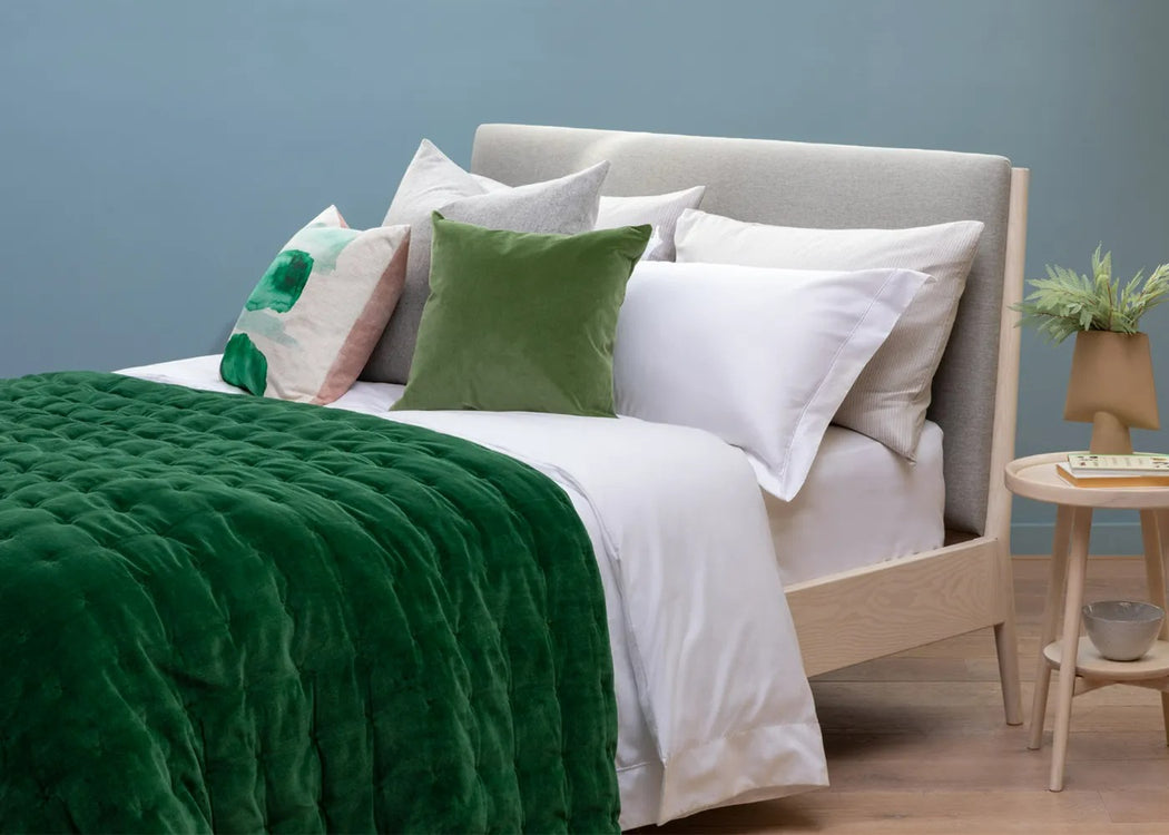 Velvet Quilt Emerald Green 140cm x 200cm