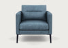 Altamura Armchair Old England Leather Blue / Black