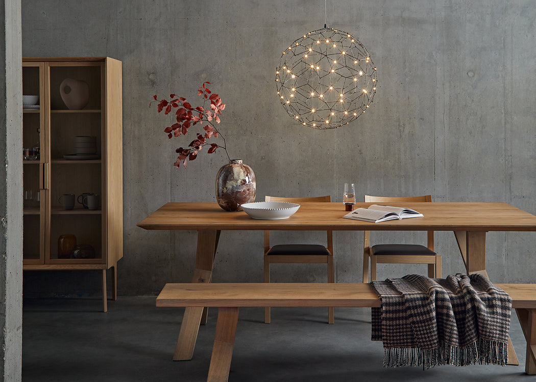 Supernova LED Round Pendant Light Large Brass