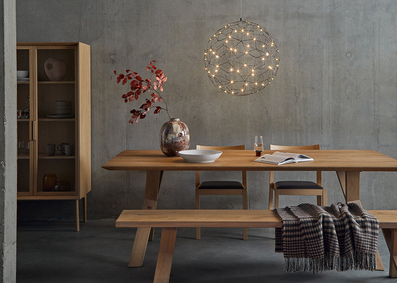 Supernova LED Round Pendant Light Large Brass