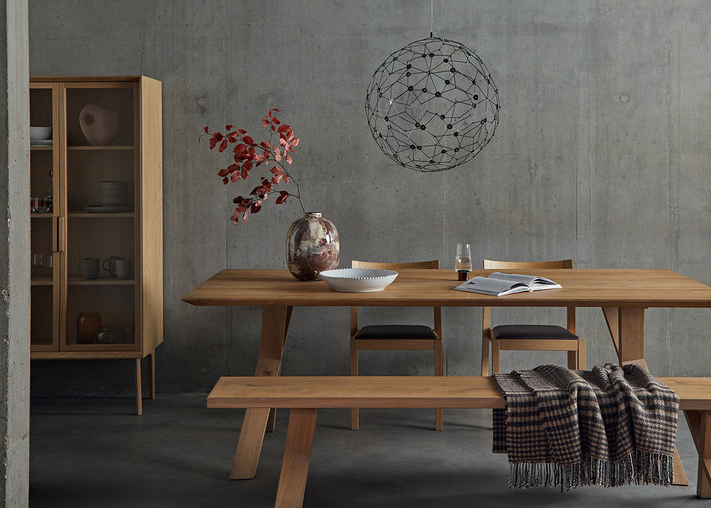 Supernova LED Round Pendant Light Large Brass