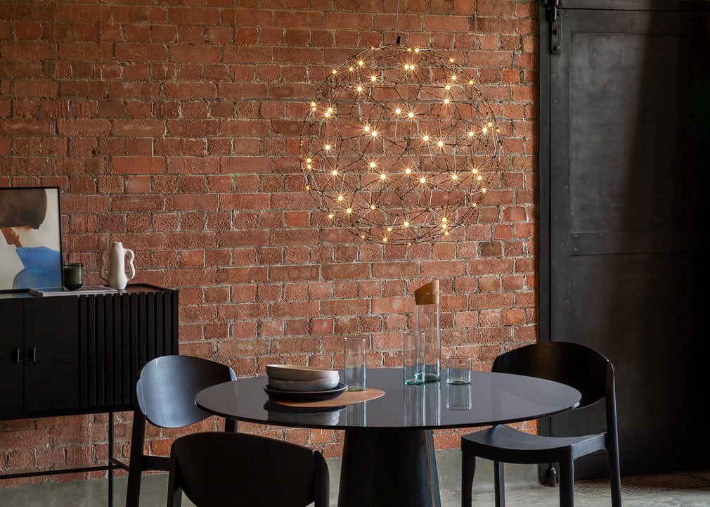Supernova LED Round Pendant Light Large Brass