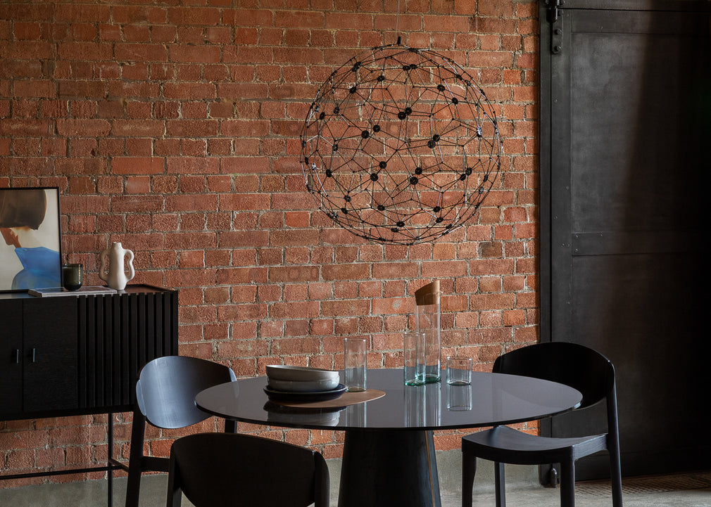 Supernova LED Round Pendant Light Large Brass