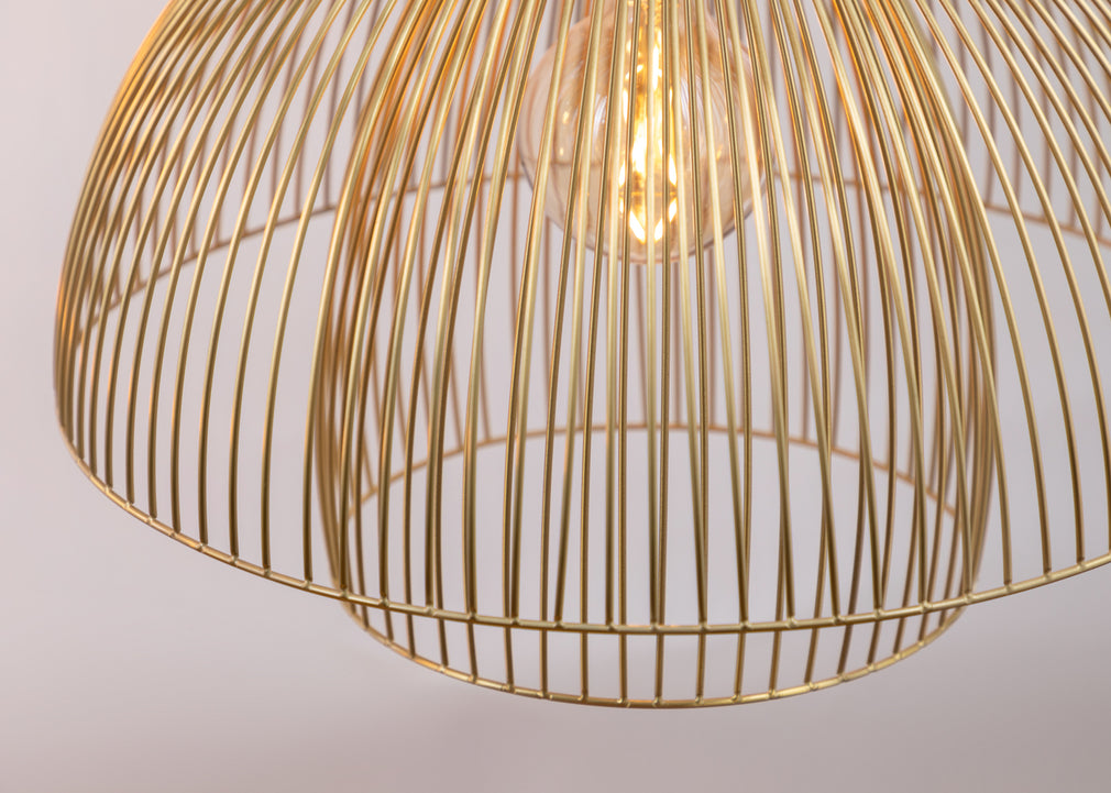 Makiko Pendant Light Satin Brass Large
