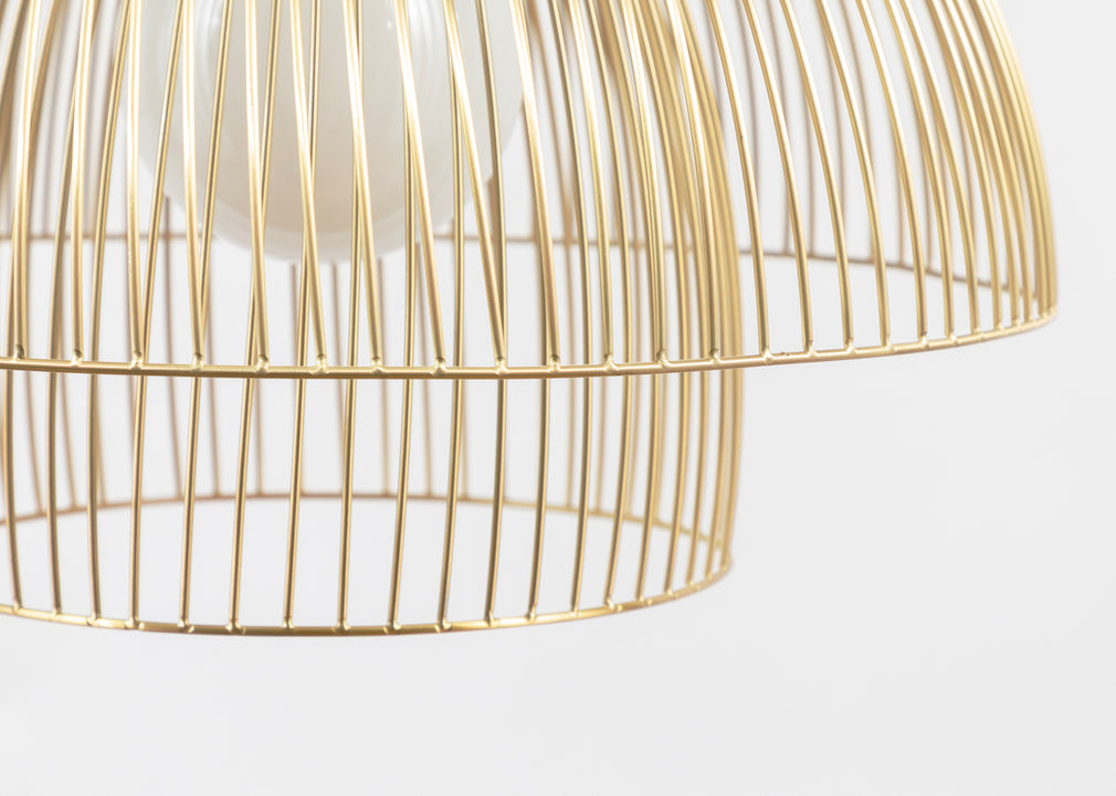 Makiko Pendant Light Satin Brass Large