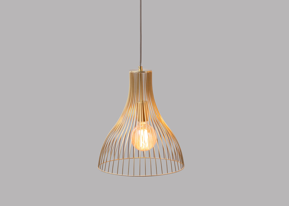 Makiko Pendant Light Satin Brass Large