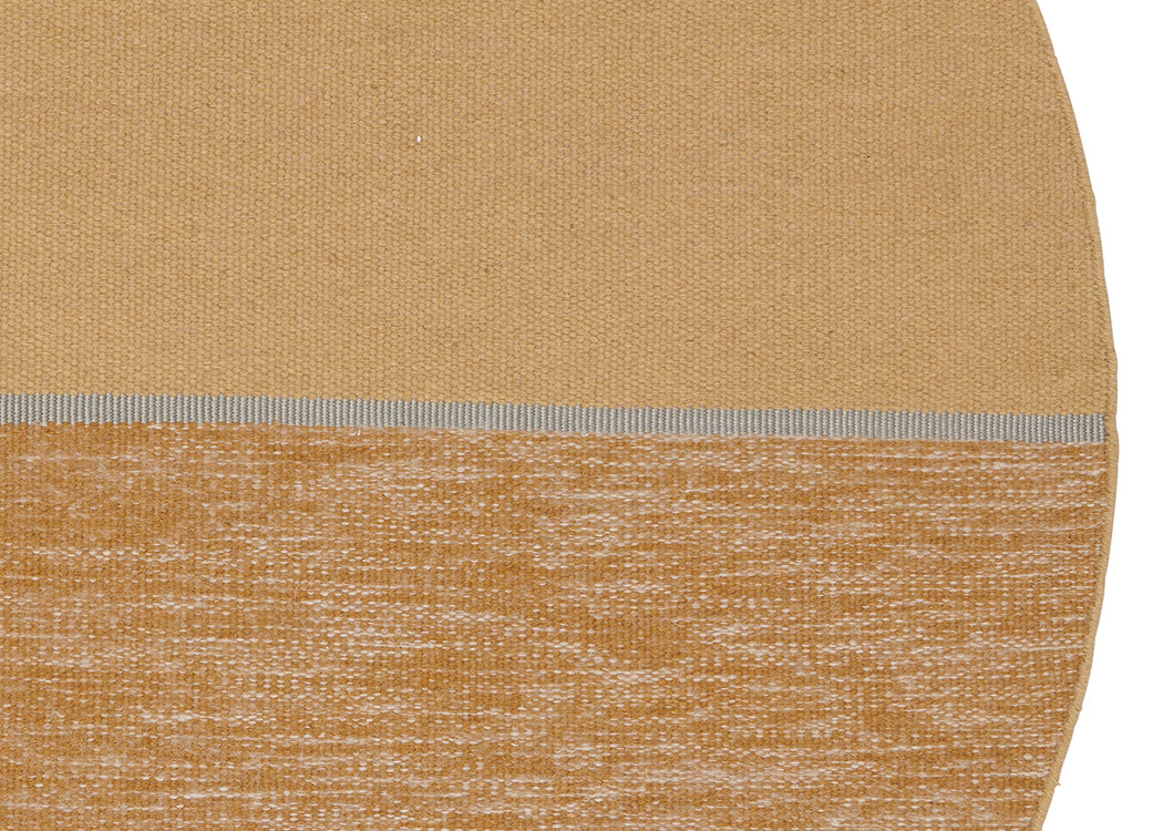 Magnatized Ochre Rug Round 170cm