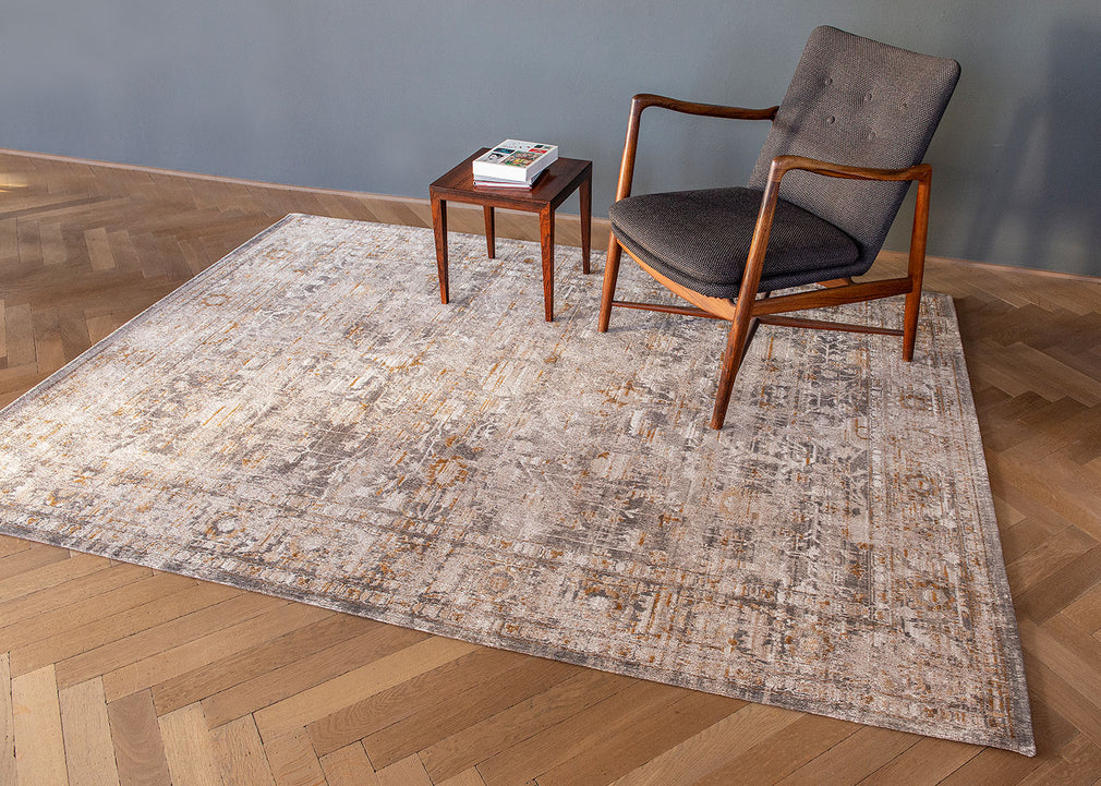Ushak Rug Suleiman Grey 170cm x 240cm