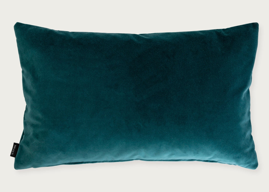 Velvet Cushion Teal 35cm x 55cm