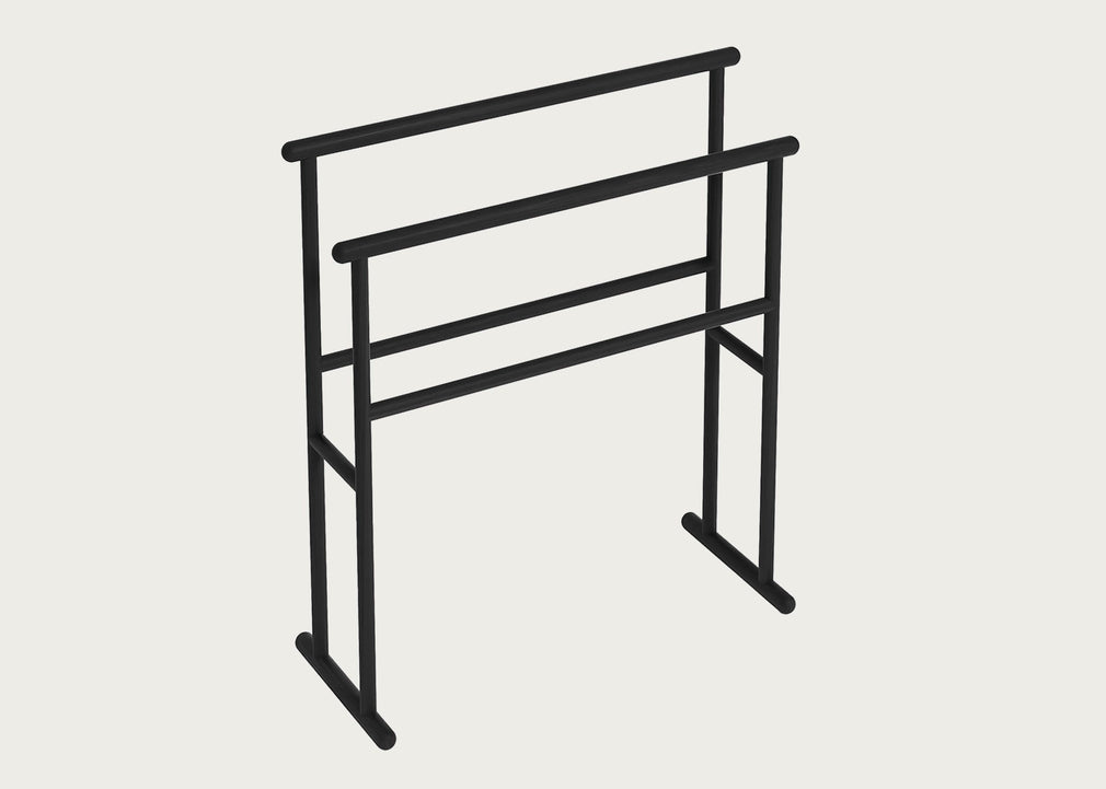 Yoku Freestanding Towel Rail Walnut