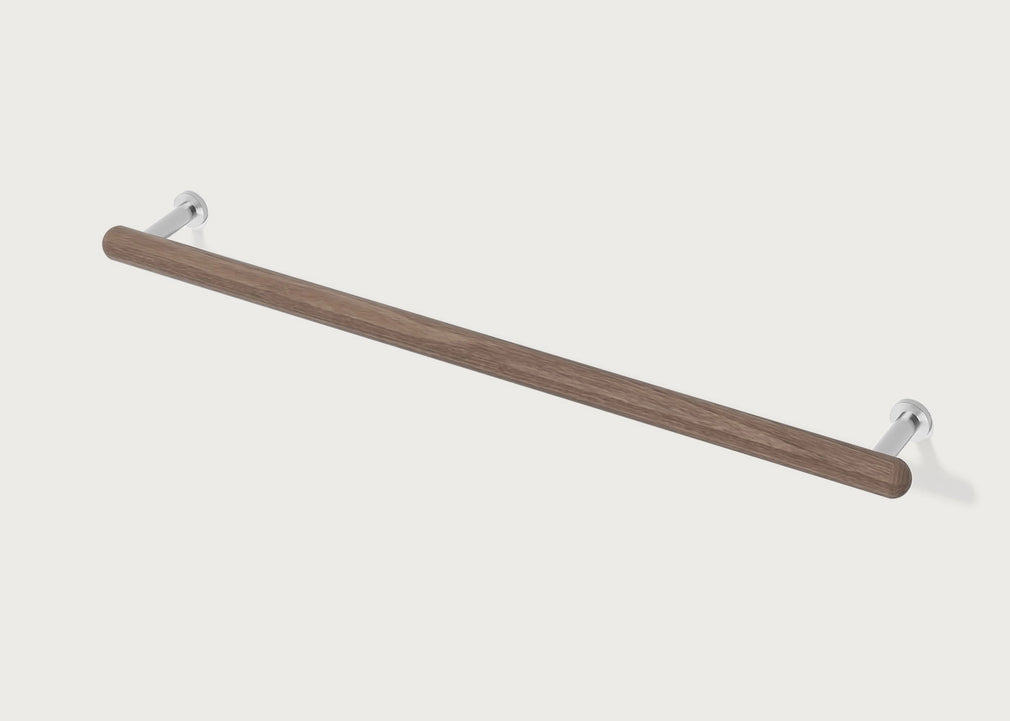 Yoku Single Towel Rail Walnut