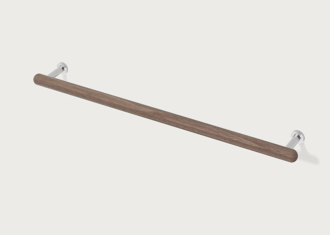 Yoku Single Towel Rail Walnut