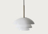 Archive 4006 Pendant Light White & Brass / Small