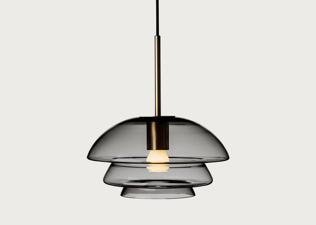 Archive 4006 Pendant Light White & Brass / Small