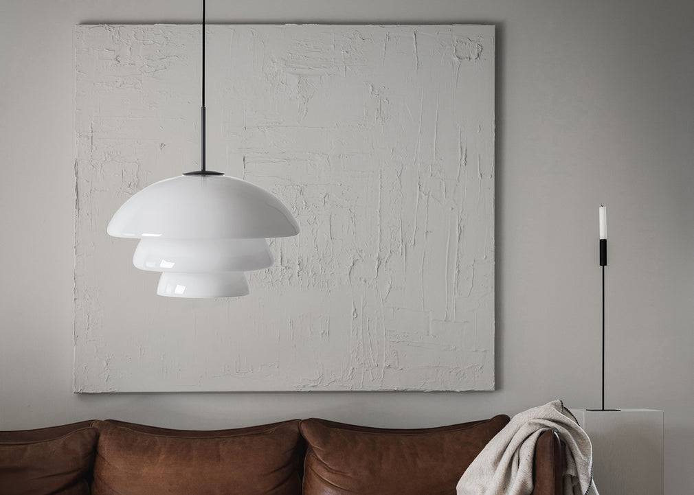 Archive 4006 Pendant Light White & Brass / Small