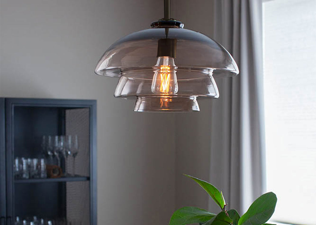 Archive 4006 Pendant Light White & Brass / Small