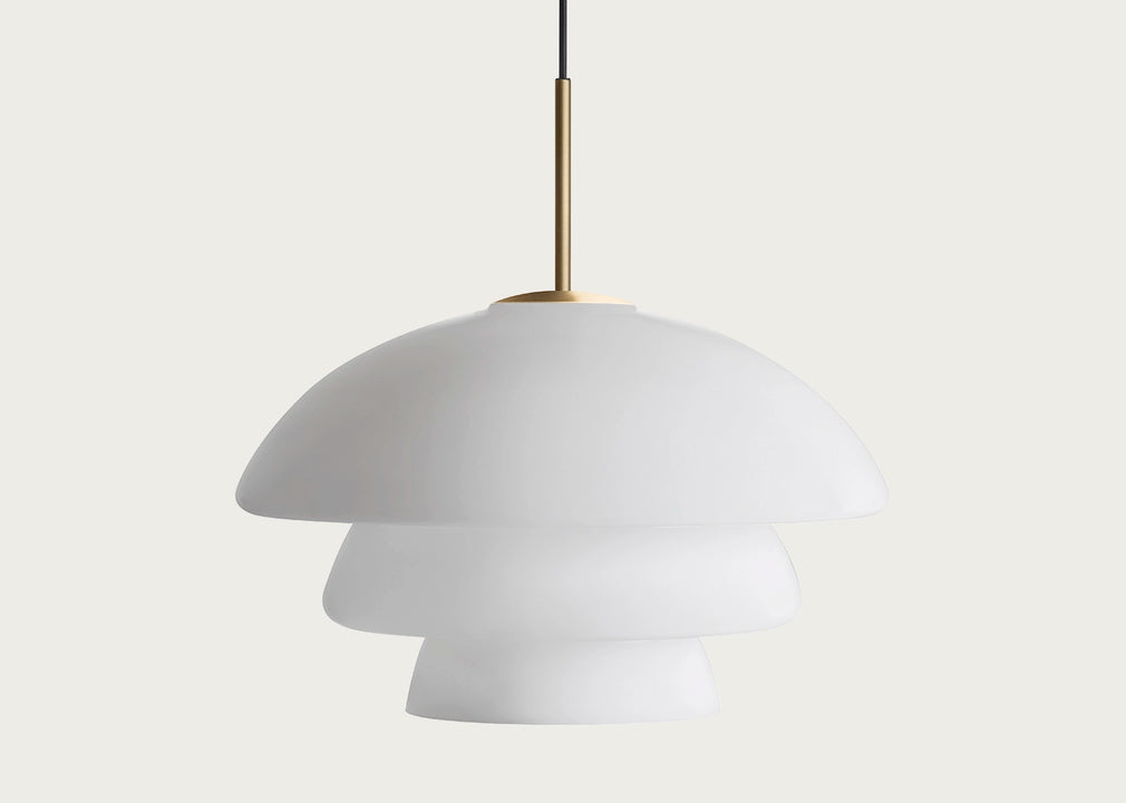 Archive 4006 Pendant Light White & Brass / Small