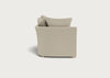 Tailor Right Hand Facing Chaise Unit Loop Twill Fossil / Black