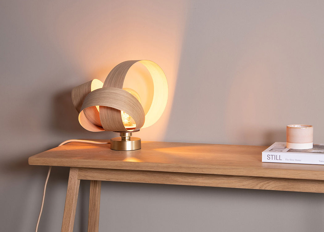 Verso Table Lamp Oak
