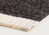 Reversible Rug Black 170cm x 240cm
