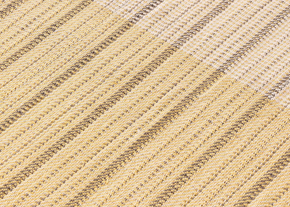 Reversible Rug Yellow 170cm x 240cm